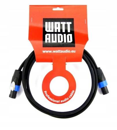 WATT AUDIO kabel głośnikowy 2x2,5mm Neutrik 2m Speakon